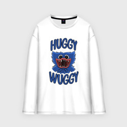 Мужской лонгслив oversize хлопок Huggy Wuggy Хагги Вагги