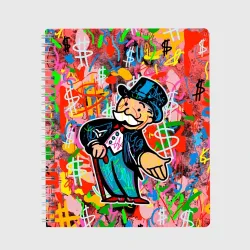 Тетрадь Alec Monopoly Капиталист Граффити