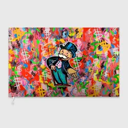 Флаг 3D Alec Monopoly Капиталист Граффити