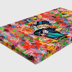 Холст прямоугольный Alec Monopoly Капиталист Граффити - фото 3