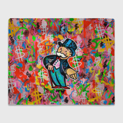 Плед 3D Alec Monopoly Капиталист Граффити