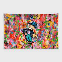 Флаг-баннер Alec Monopoly Капиталист Граффити