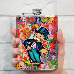 Фляга Alec Monopoly Капиталист Граффити - фото 2