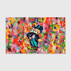 Бумага для упаковки 3D Alec Monopoly Капиталист Граффити
