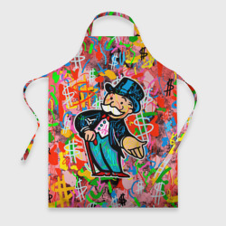 Фартук 3D Alec Monopoly Капиталист Граффити