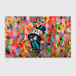 Флаг 3D Alec Monopoly Капиталист Граффити