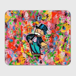 Прямоугольный коврик для мышки Alec Monopoly Капиталист Граффити