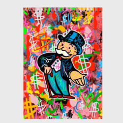 Скетчбук Alec Monopoly Капиталист Граффити