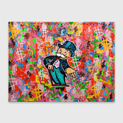 Обложка для студенческого билета Alec Monopoly Капиталист Граффити