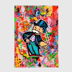 Постер Alec Monopoly Капиталист Граффити