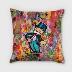 Подушка 3D Alec Monopoly Капиталист Граффити