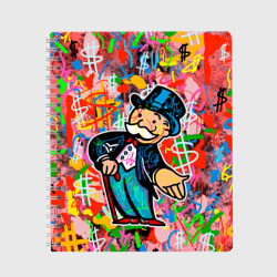 Тетрадь Alec Monopoly Капиталист Граффити