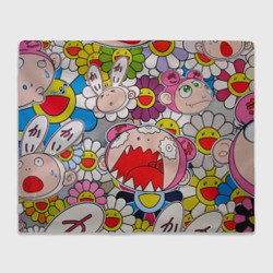 Плед 3D Takashi Murakami кричащий арт