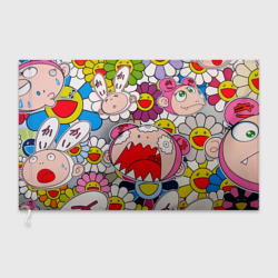 Флаг 3D Takashi Murakami кричащий арт