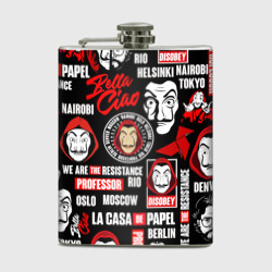 Фляга Бумажный Дом логобомбинг LA Casa de Papel