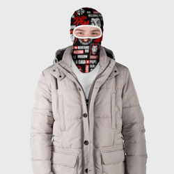 Балаклава 3D Бумажный Дом логобомбинг LA Casa de Papel - фото 2