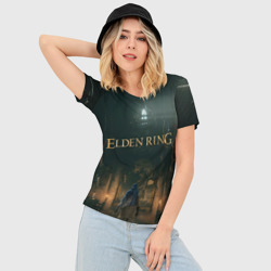 Женская футболка 3D Slim Elden Ring - логово - фото 2