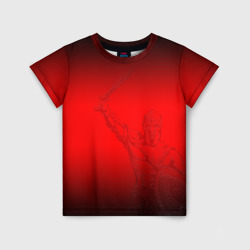 Детская футболка 3D Спартак Гладиатор Red Theme