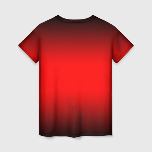 Женская футболка 3D Спартак Гладиатор Red Theme, цвет 3D печать - фото 2