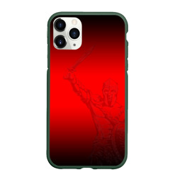 Чехол для iPhone 11 Pro матовый Спартак Гладиатор Red Theme