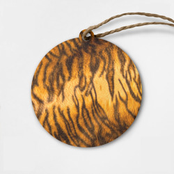 Деревянная игрушка круг Шкура тигра 2022