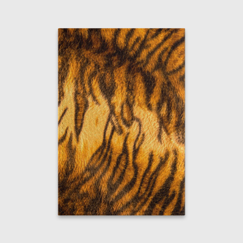 Обложка для паспорта матовая кожа Шкура тигра 2022, цвет фиолетовый - фото 2