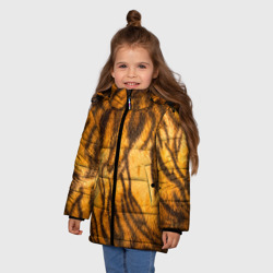Зимняя куртка для девочек 3D Шкура тигра 2022 - фото 2
