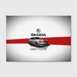 Холст прямоугольный Skoda Rapid Sport - фото 2