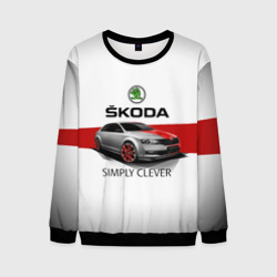 Мужской свитшот 3D Skoda Rapid Sport