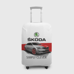 Чехол для чемодана 3D Skoda Rapid Sport