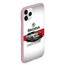 Чехол для iPhone 11 Pro Max матовый Skoda Rapid Sport - фото 2