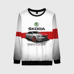 Женский свитшот 3D Skoda Rapid Sport