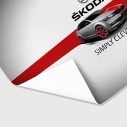 Бумага для упаковки 3D Skoda Rapid Sport - фото 2