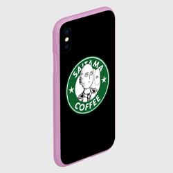 Чехол для iPhone XS Max матовый One-Punch MAN ok coffee - фото 2