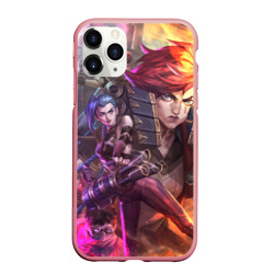 Чехол для iPhone 11 Pro матовый Arcane: League of Legends Main Characters