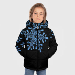 Зимняя куртка для мальчиков 3D Минималистичные Снежинки - фото 2