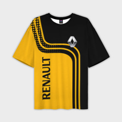 Мужская футболка oversize 3D Renault Рено