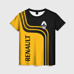Женская футболка 3D Renault Рено