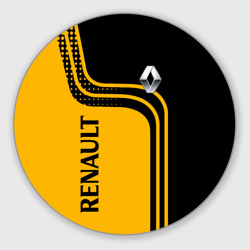 Круглый коврик для мышки Renault Рено