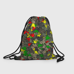 Рюкзак-мешок 3D Раста-камуфляж