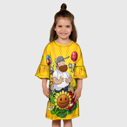 Детское платье 3D PvZ Pop Yellow - фото 2