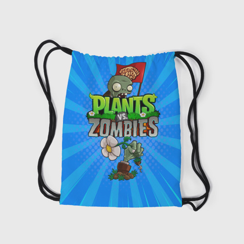 Рюкзак-мешок 3D PvZ Pop Blue - фото 7