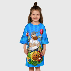 Детское платье 3D PvZ Pop Blue - фото 2