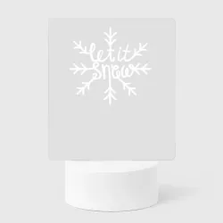 Светильник-ночник Snowflake Let it snow
