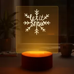 Светильник-ночник Snowflake Let it snow - фото 2