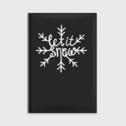 Ежедневник Snowflake Let it snow