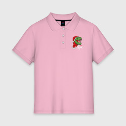 Женское поло хлопок T-rex Merry Roar