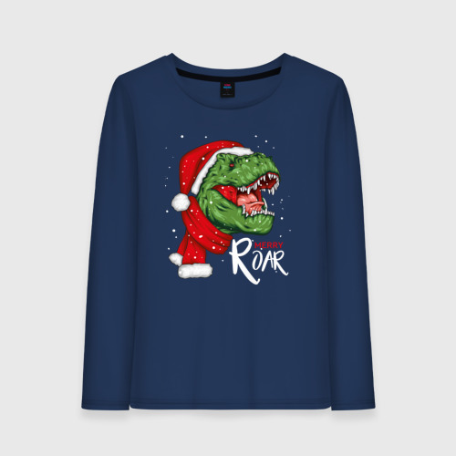 Женский лонгслив хлопок T-rex Merry Roar