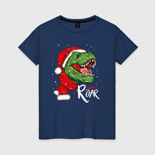 Женская футболка хлопок T-rex Merry Roar