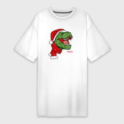 Платье-футболка хлопок T-rex Merry Roar
